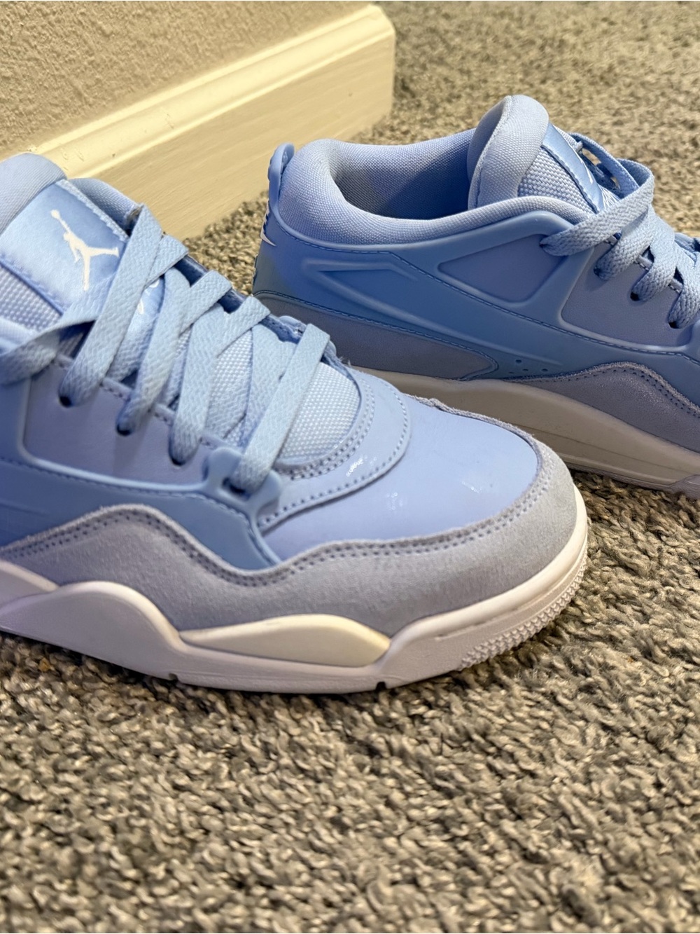 Jordan Sky Blue Low-Top Sneakers